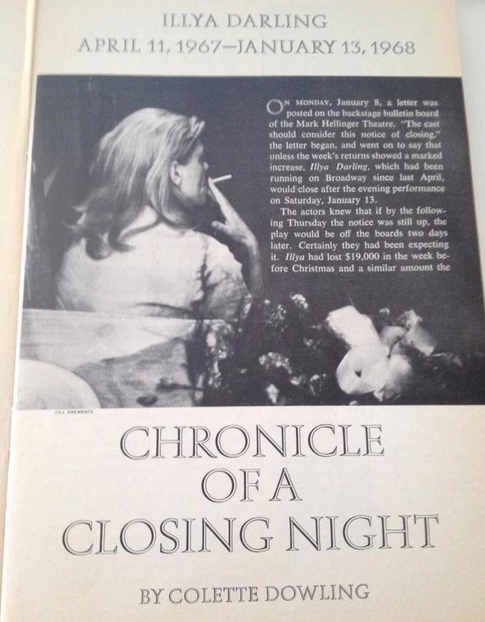 “Chronicle of a Closing Night” Revisited